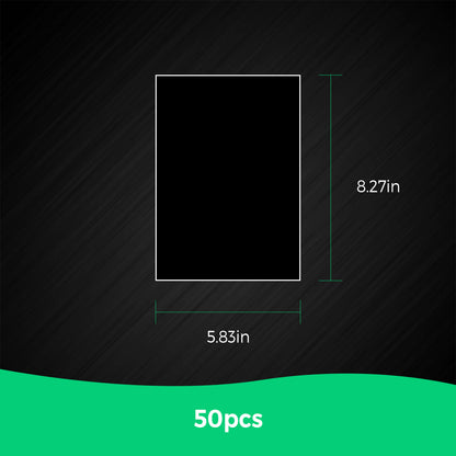 COCOCUT A5 Black Laser Photo Paper (High Quality, for Laser Printing)