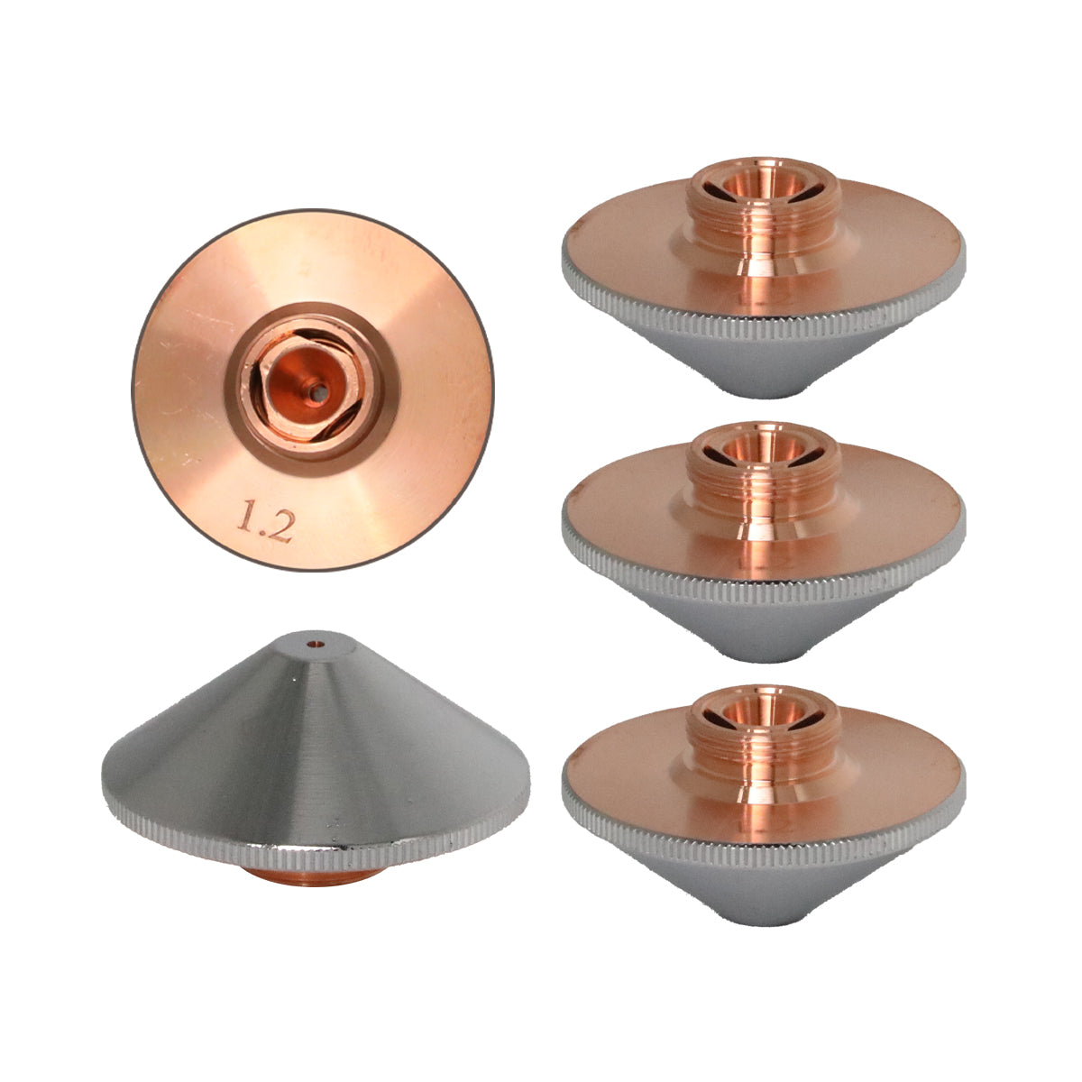 COCOCUT D28 Series A-Type Laser Cutting Nozzles(5-Pack)