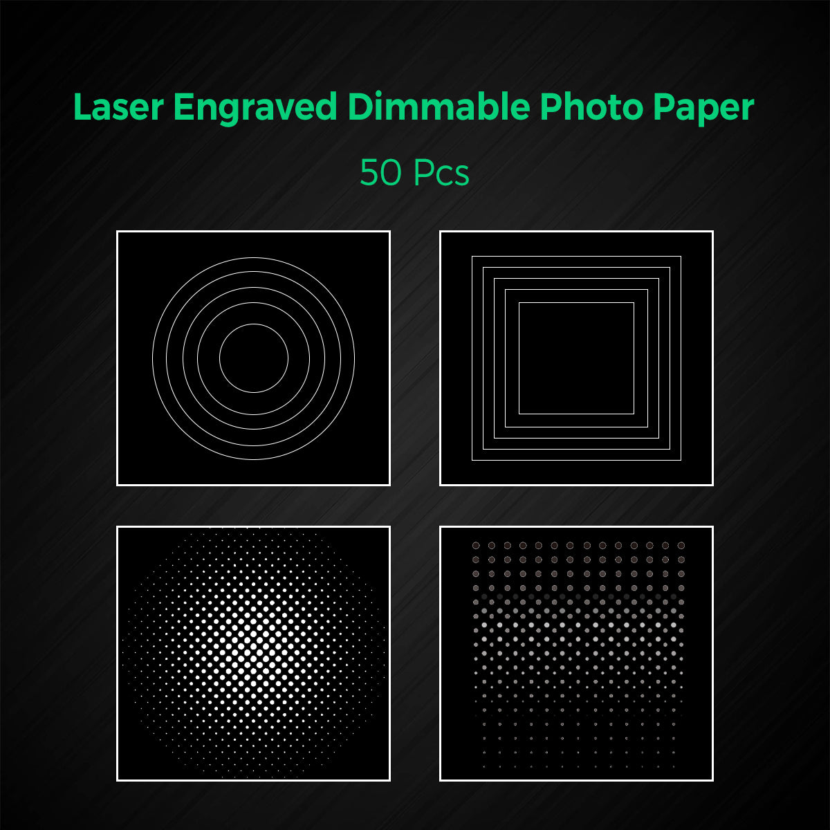 COCOCUT A5 Black Laser Photo Paper (High Quality, for Laser Printing)