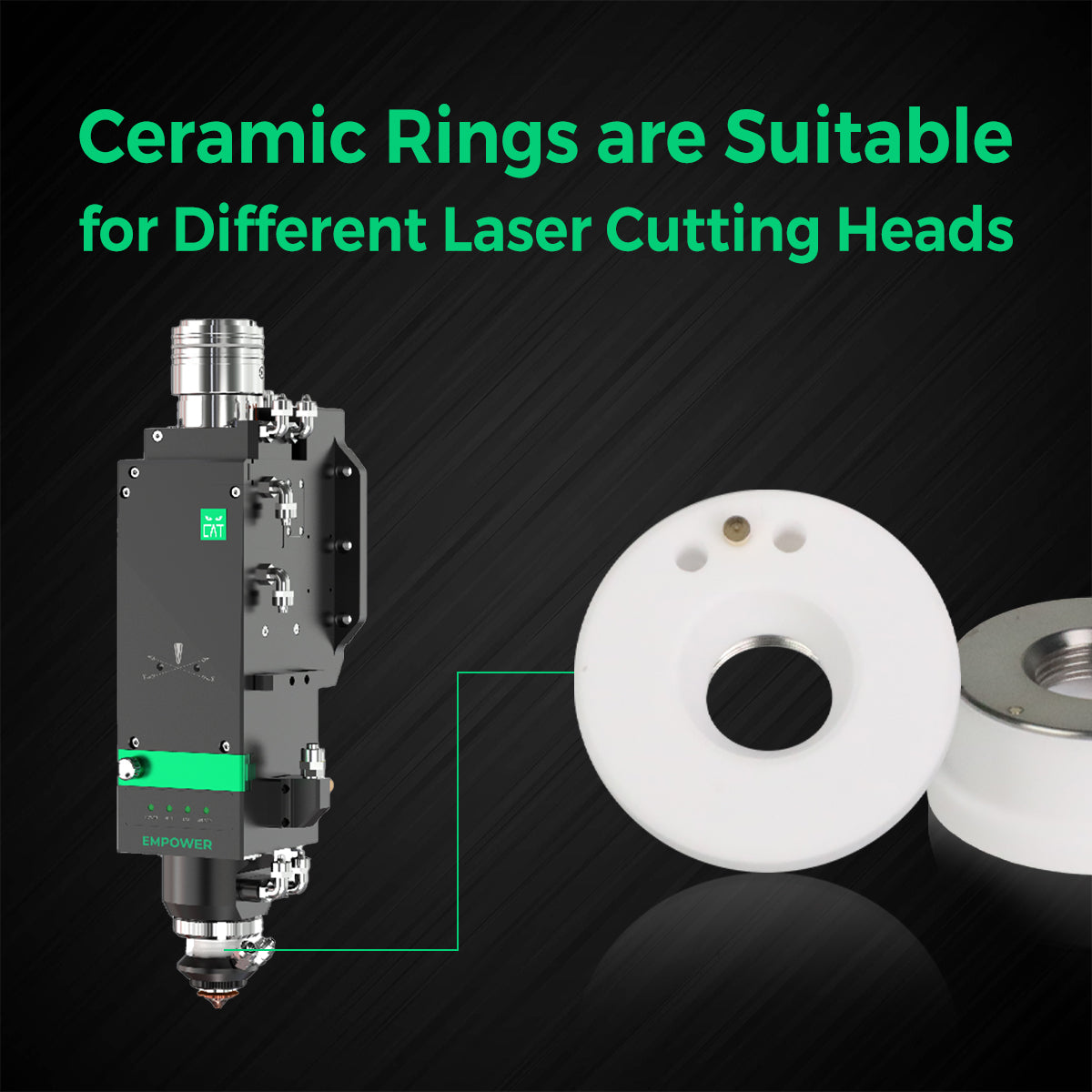 COCOCUT Raytools 3D Original Ceramic Ring Swiss-Standard Quality