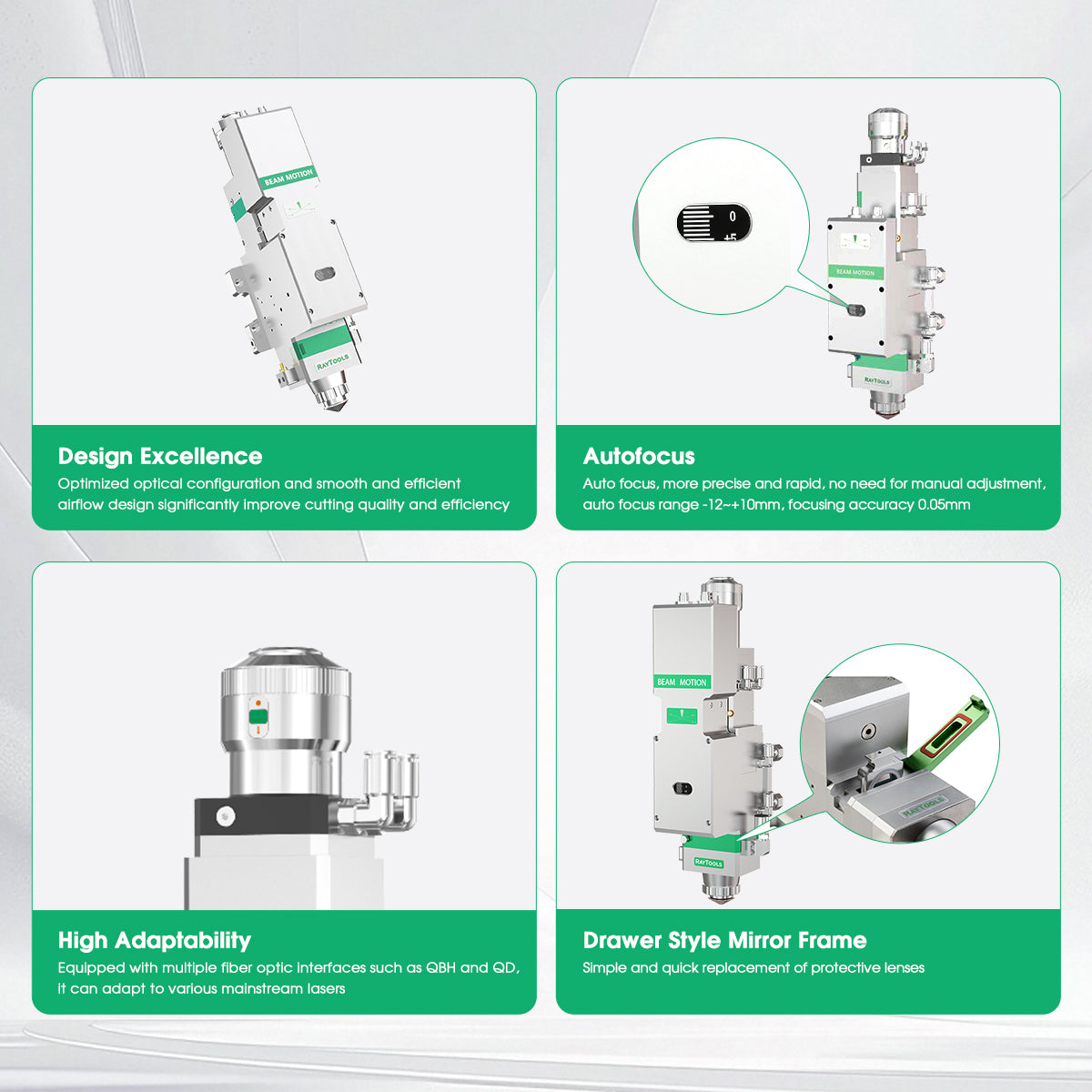 COCOCUT Raytools BM Series Autofocus Fiber Head