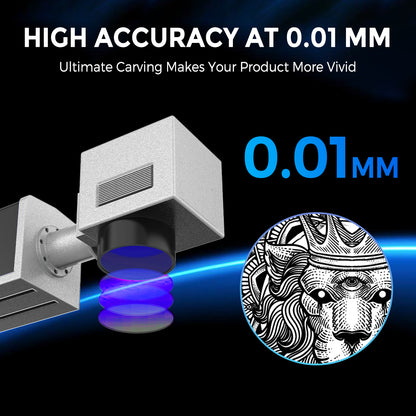 C1 MOPA 30W/60W/100W Fiber Laser Marking & Engraving Machine