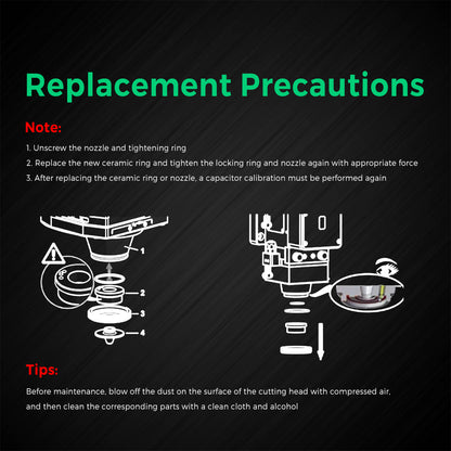COCOCUT Raytools 3D Original Ceramic Ring Swiss-Standard Quality