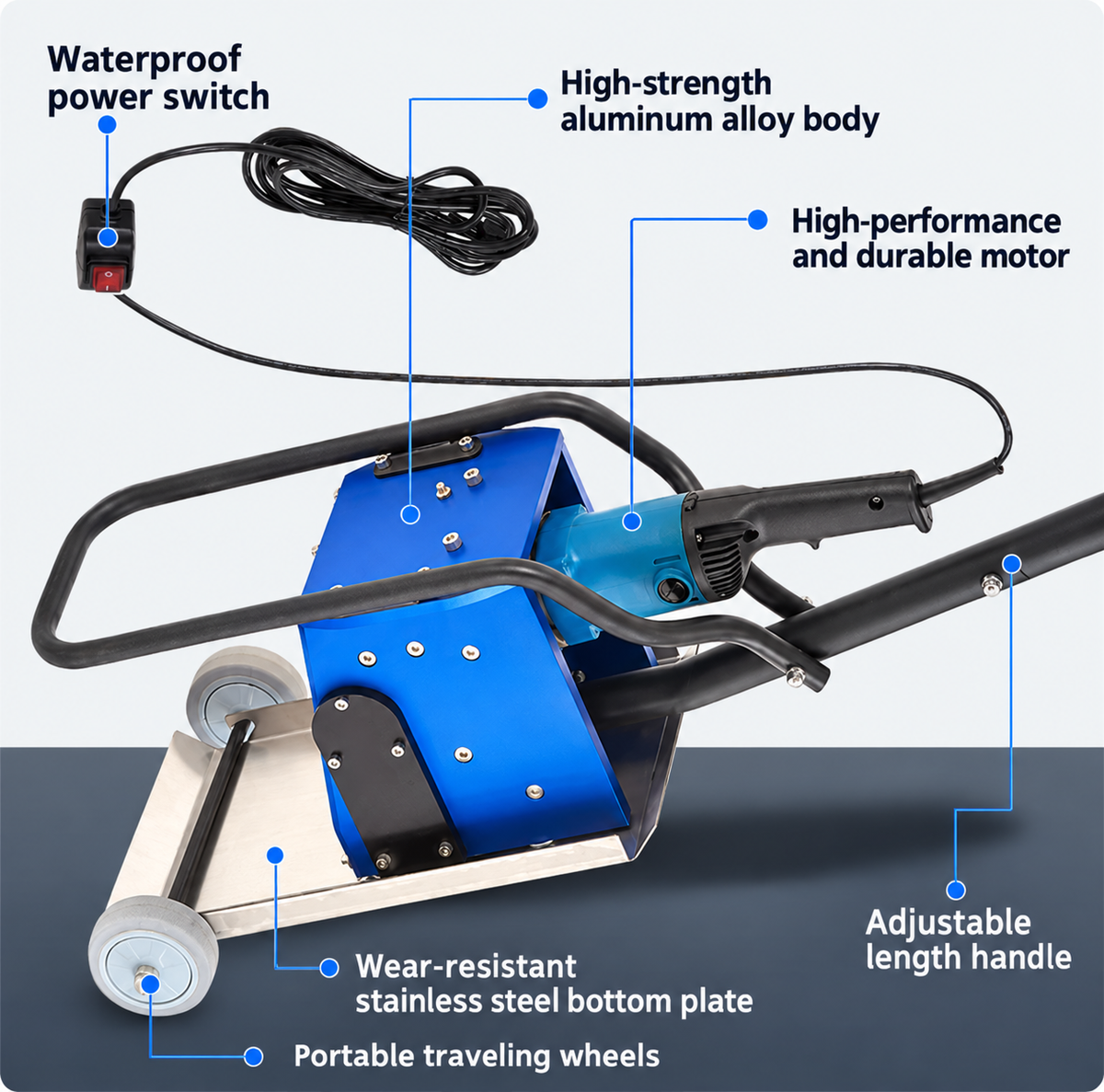 COCOCUT Laser Cutting Slag Removal Machine for Laser Cutting Table Cleaning