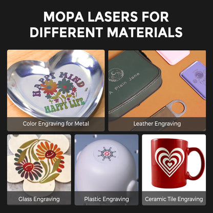 C1 MOPA 30W/60W/100W Fiber Laser Marking & Engraving Machine